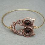 Owl Bangle Bracelet Style 11