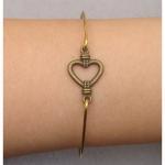 Lovely Heart Bangle Bracelet Style 25