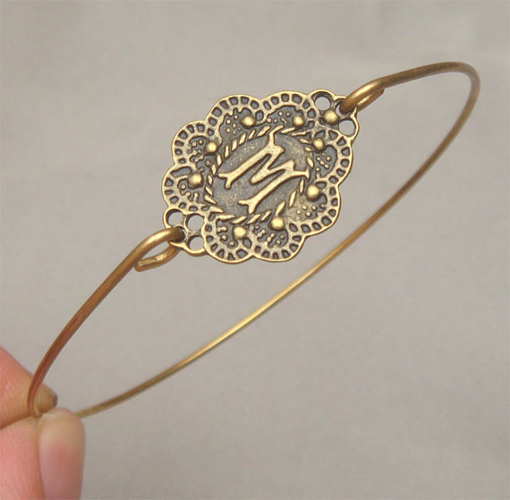 Letter M Br Bangle Bracelet On Luulla Letter M Br Bangle Bracelet