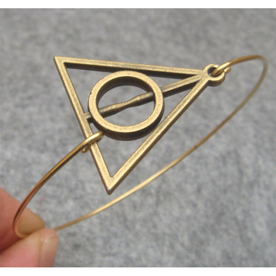 Harry Potter Deathly Hallows Bangle Bracelet